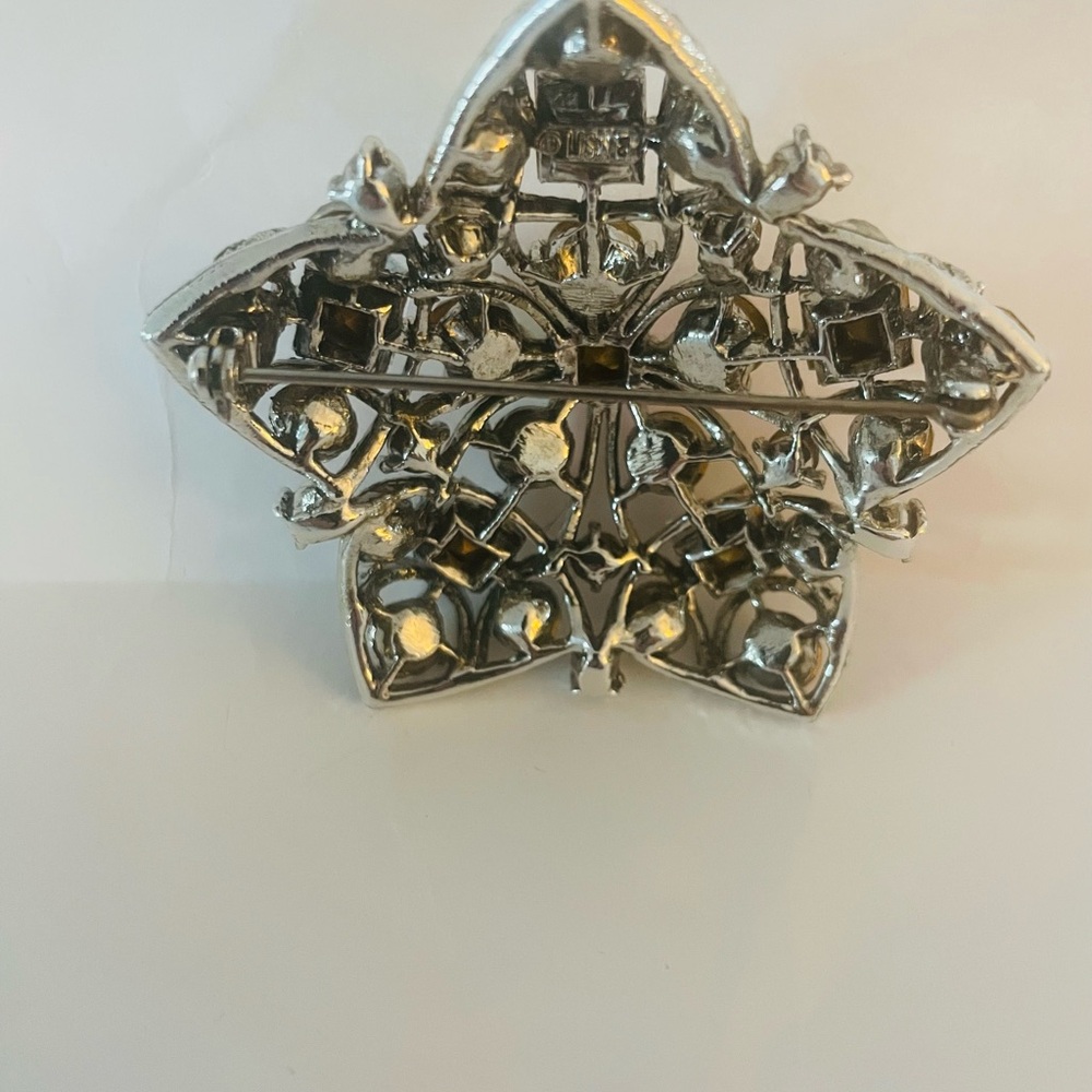 Signed Lisner Star Brooch - Picture 4 of 7